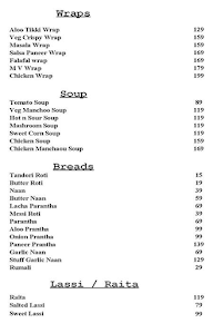MV Cafe & Restro Bar menu 4
