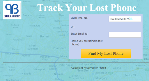 Plan B - Track Lost Phone