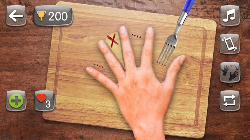 Knife Hand Game