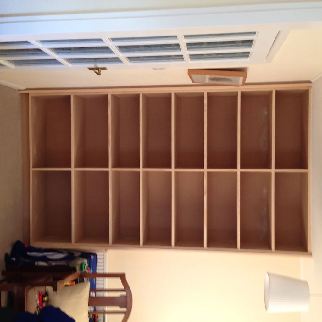 Album cover: Book unit and shelved units