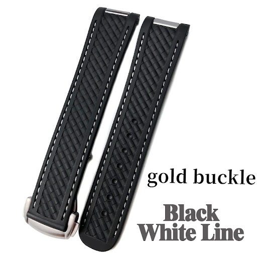 Black gold buckle