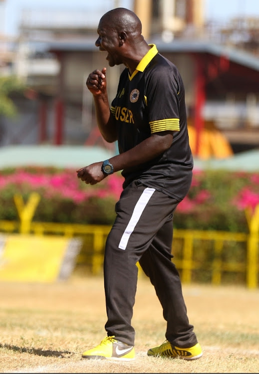 Tusker head coach Robert Matano.