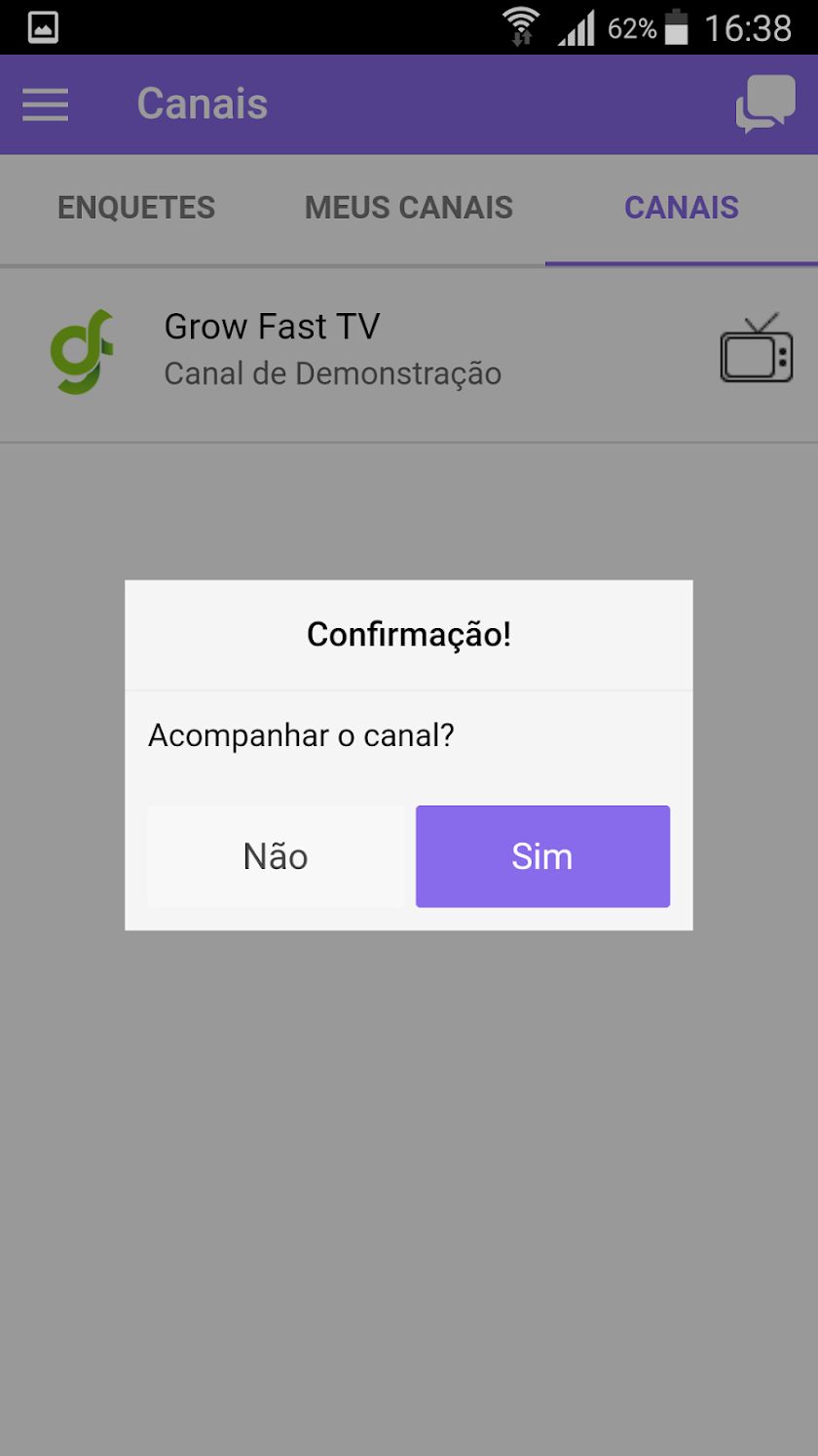 Nossa Enquete Screen 3