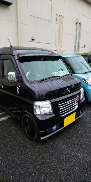 バモスホビオの☔️雨降ってニヤニヤ😁・コーティング✨バッチリ❗️に関するカスタム事例の投稿画像1枚目