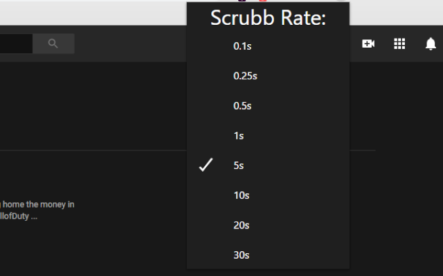 YouTube Scrubbing Rate Controller Preview image 0