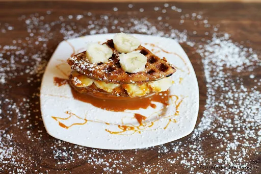 Banana Salted Caramel Waffle