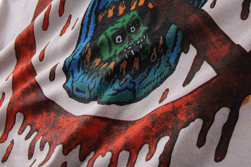 Title 8, Street Skull Graffiti Coconut Long Sleeve T-Shirt
