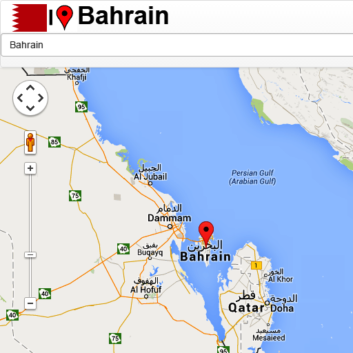 Bahrain map