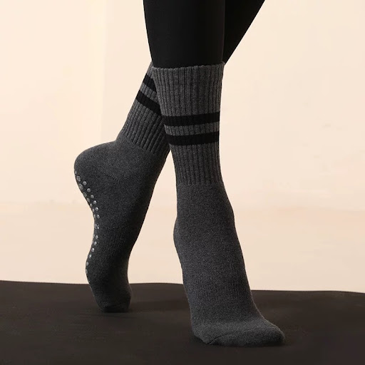 Title 4, Non-slip cotton mid-tube pile stockings, thick ...