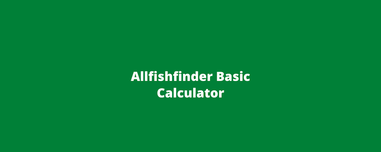 AllbestFishfinder Calculator Preview image 2