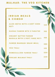 Malhar The Veg Kitchen menu 3