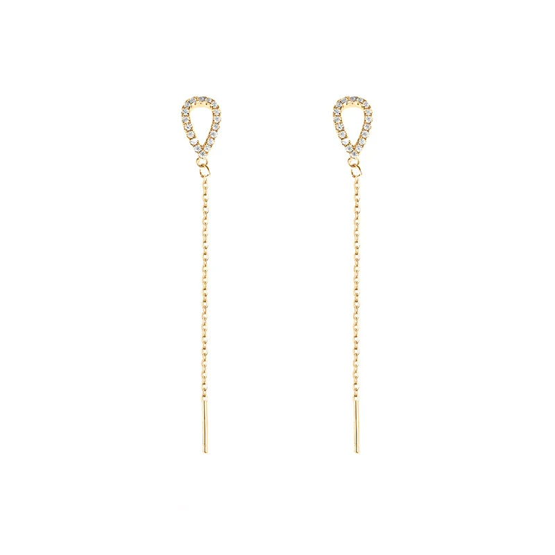 Women's Fashion Long Tassel Earrings Elegant Statement Earrings for Women Lightweight & Comfortable Perfect for Parties 