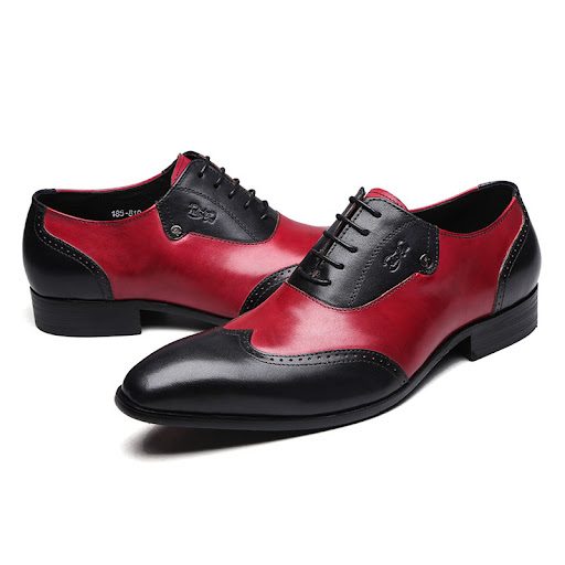Title 9, Chaussures daffaires formelles en cuir véritab...