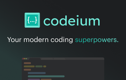 Codeium: AI Code Autocompletion on all IDEs small promo image