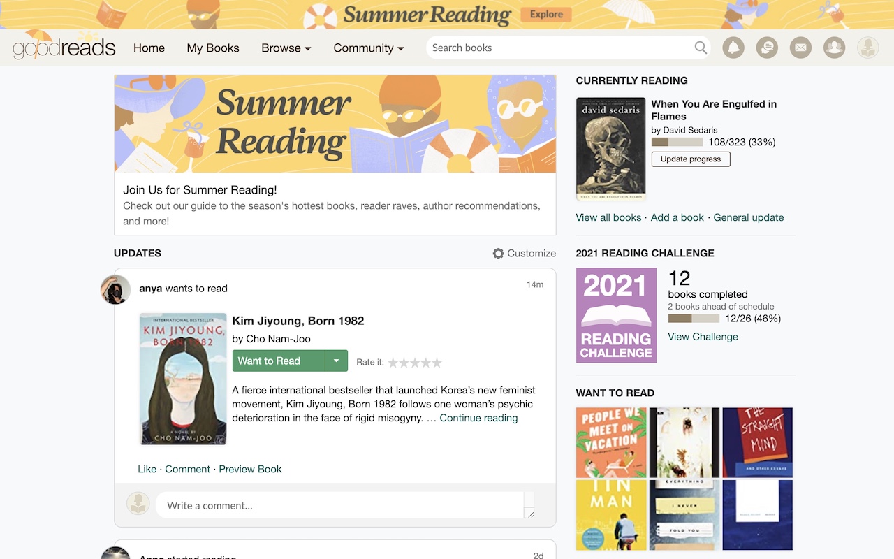 Modern Goodreads Preview image 0