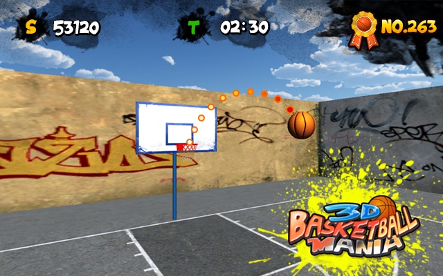 3D Basketball Mania