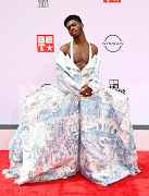 Lil Nas X in Andrea Grossi at the 2021 BET Awards.