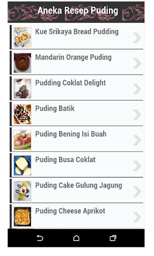 Resep Puding Lengkap