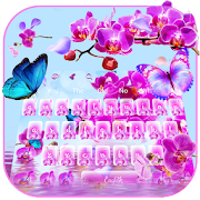 Butterfly Orchid Keyboard Theme  Icon