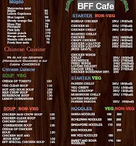 BFF Cafe menu 3