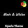 Black & White | Xperia™ Theme icon