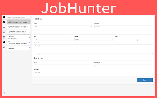 JobHunter screenshot 2