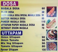 Shri Ganesh South Indian Cafe menu 1