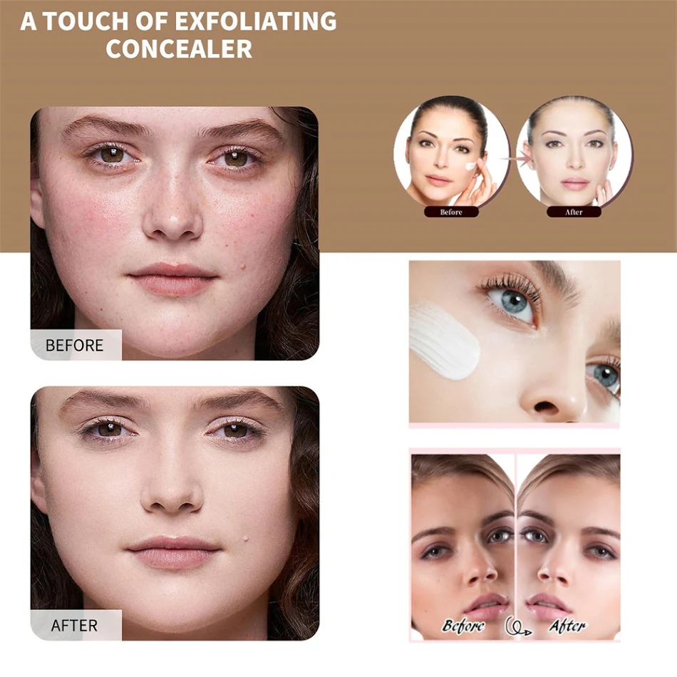 4-in-1 Bionic Temperature Change Liquid Foundation for flawless coverage, adapts to your skin tone, hydrates, and protec