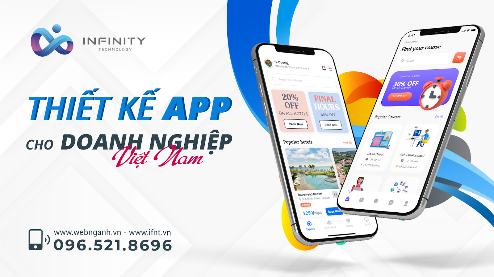 Infinity tư vấn sử dụng công nghệ tạo phần mềm quản lý và kinh doanh