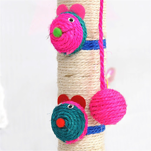 Title 19, Sisal cat tree for playing, scratching and rela...