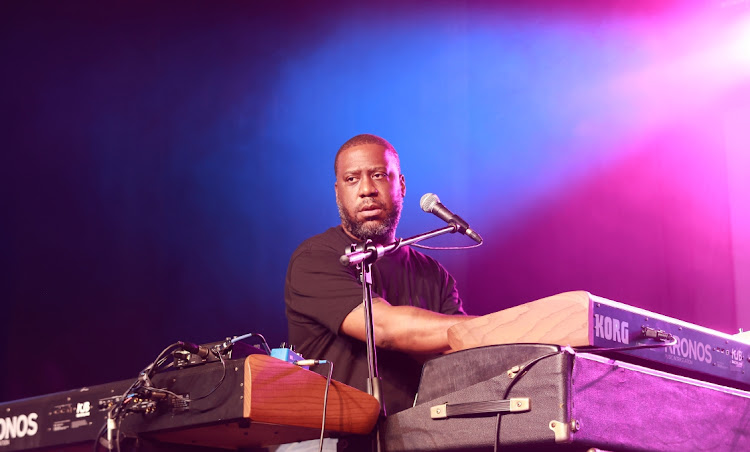 Robert Glasper performs at the Standard Bank Joy of Jazz concert at the Sandton Convention Centre in Johannesburg. Photo Veli Nhlapo