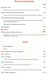 Breeze - Atrio Hotels & Resorts menu 1