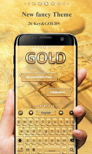 Gold Pro GO Keyboard Theme