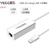 Usb To Lan Rj45 100Mpbs 2.0 - Card Mạng Cắm Cổng Usb Veggieg U2 - U