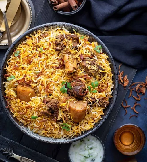 Mutton Hyderabadi Dum Biryani [2 Pcs]