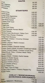 Saiba Restaurant menu 1