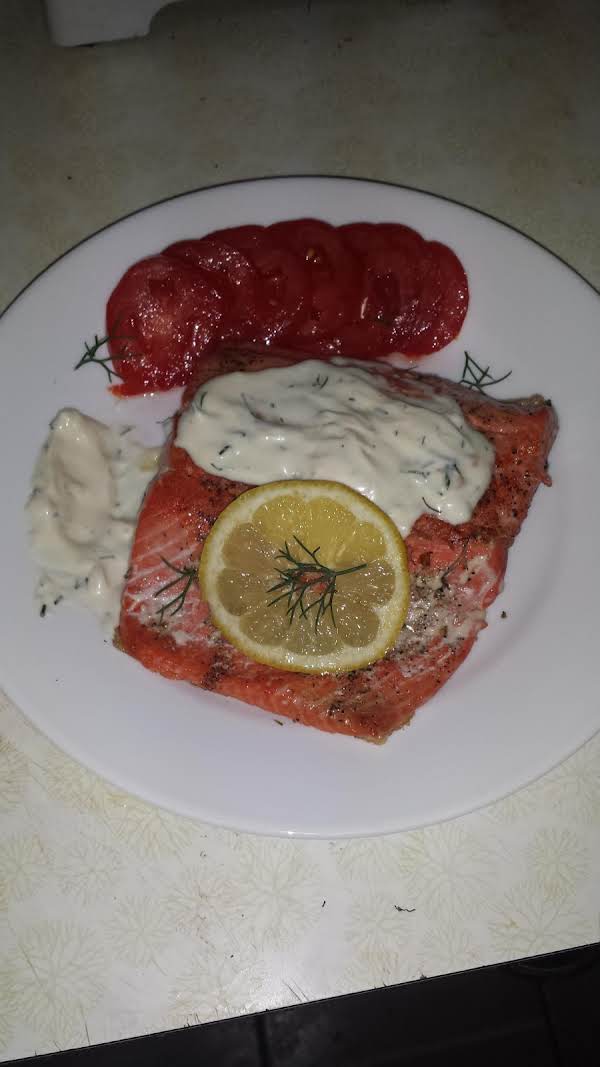 Salmon & Mustard Dill Sauce_image