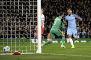 Manchester City striker Sergio Aguero took his tally to 20 goals for the season after scoring two goals on Tuesday night against AS Monaco.