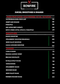 Bonfire Multicuisine Restro Cafe menu 1