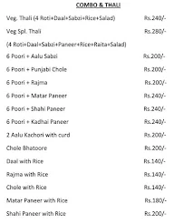 Desi Tadka menu 1