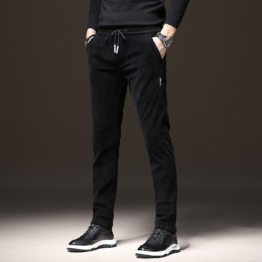 Title 1, Autumn and Winter Elastic Waist Loose Small Foo...