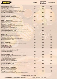 Jugaadi Spot menu 1