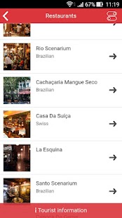 Menu for Tourist Screenshots 4