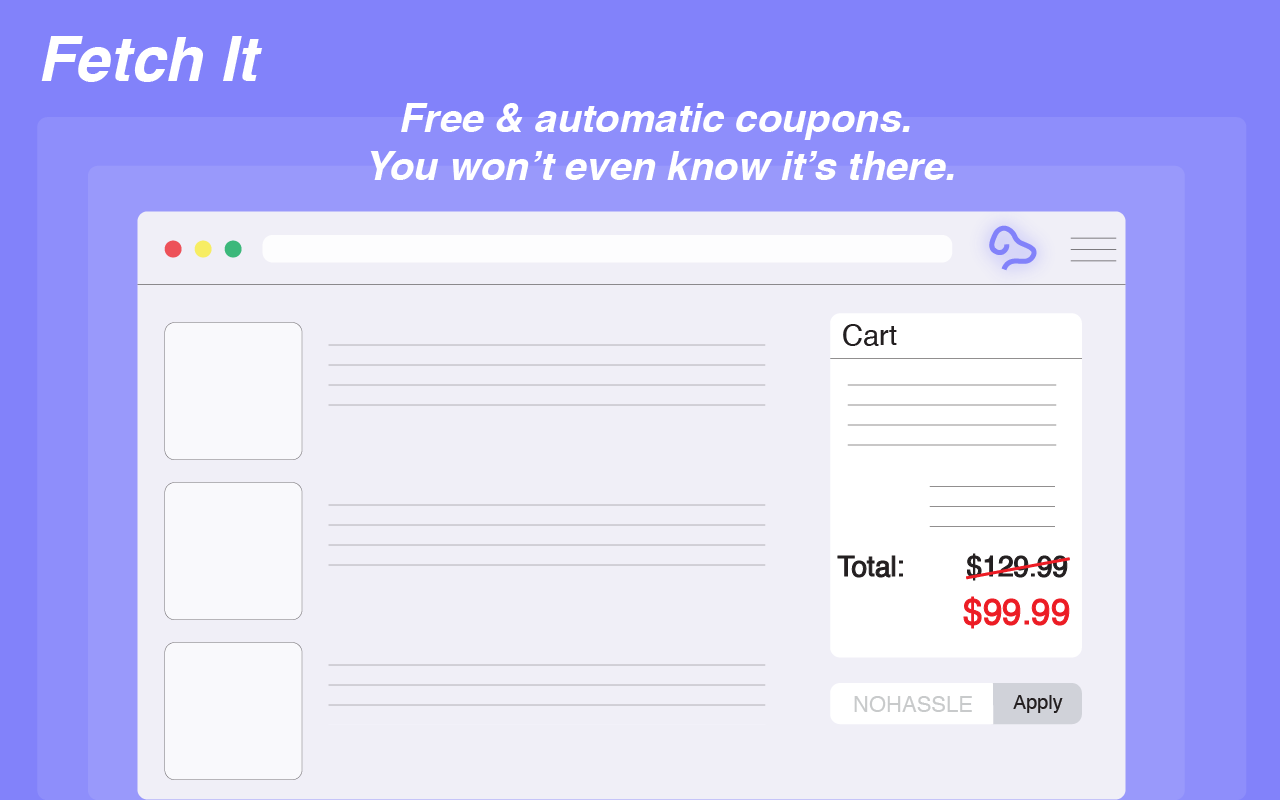 Fetch It - Automatic Coupon Applier Preview image 6