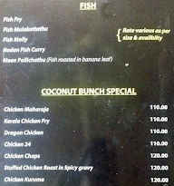 Coconut Bunch menu 3