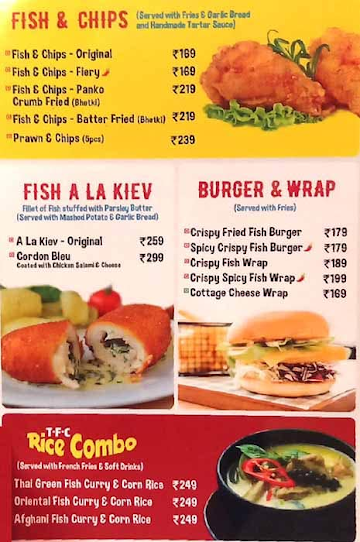 The Fish Company menu 