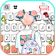 Download Doodle Cartoon Girl Keyboard Background For PC Windows and Mac 1.0