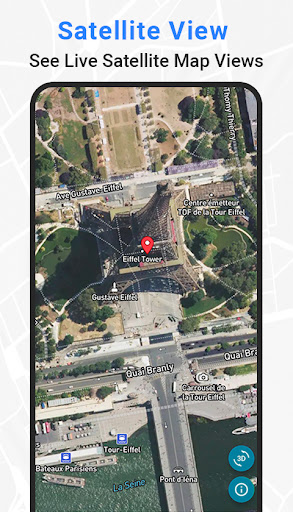 Screenshot Live Satellite View, GPS Maps