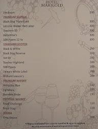 All Spices - Hotel Marigold menu 2