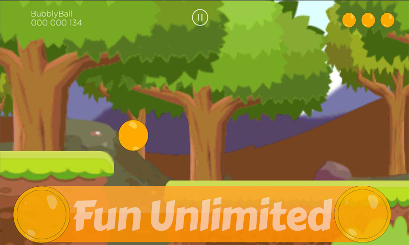 Infinite Runner: Bubbly Ball 2d